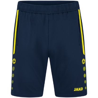 Afbeeldingen van Trainingsshort Allround marine/fluogeel